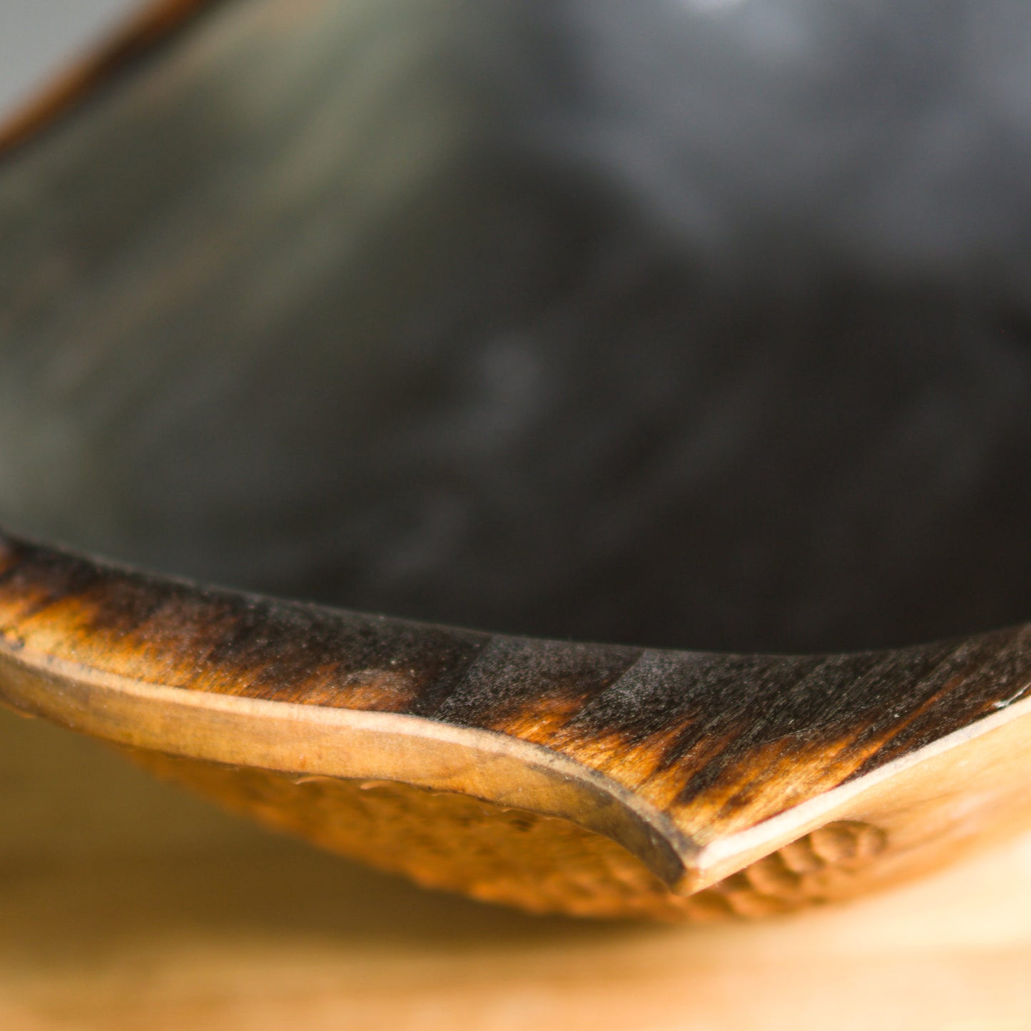 Dark Ripples Dough Bowl (Wild Cottonwood collection)