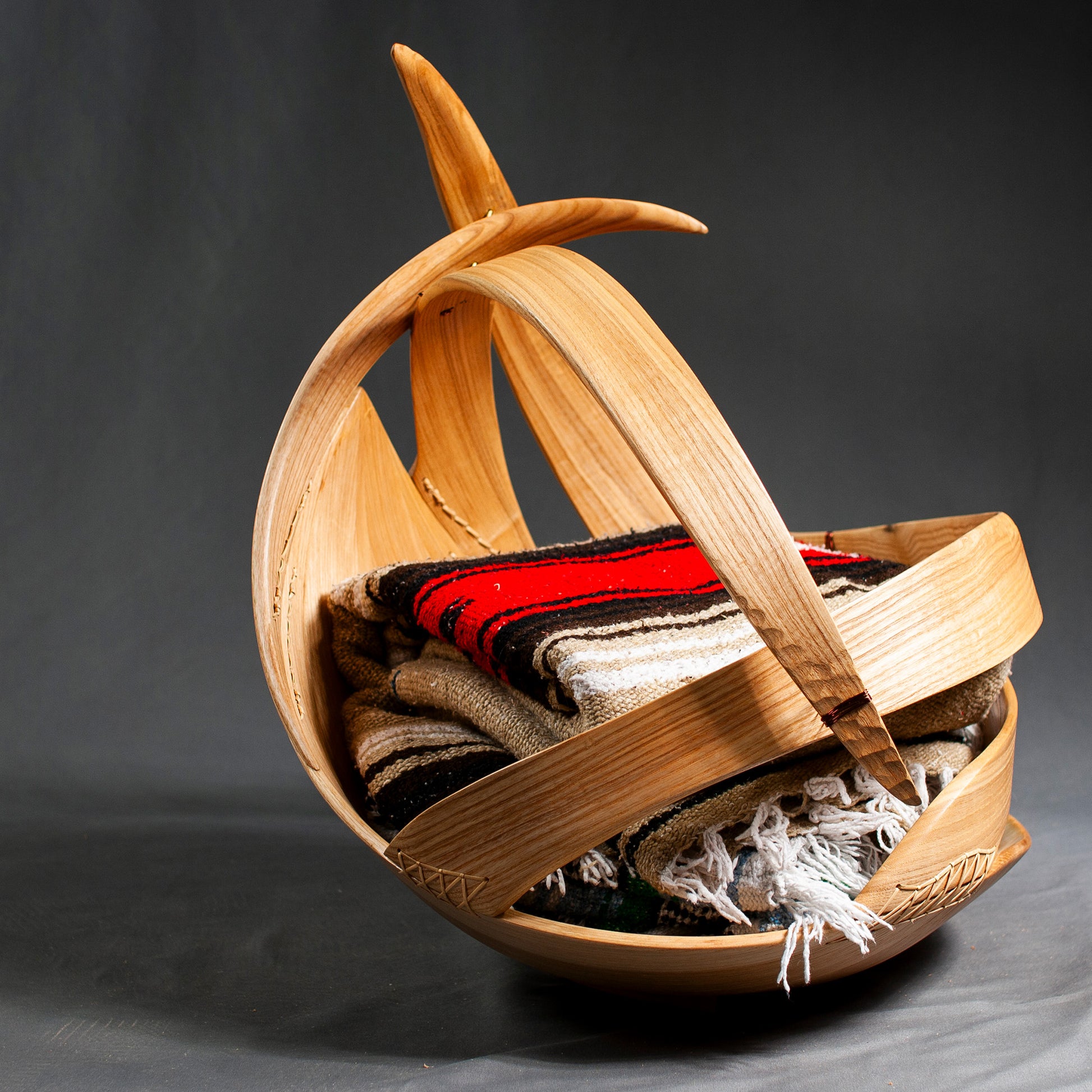 Jíbaro Basket - Una Raiz Woodworks
