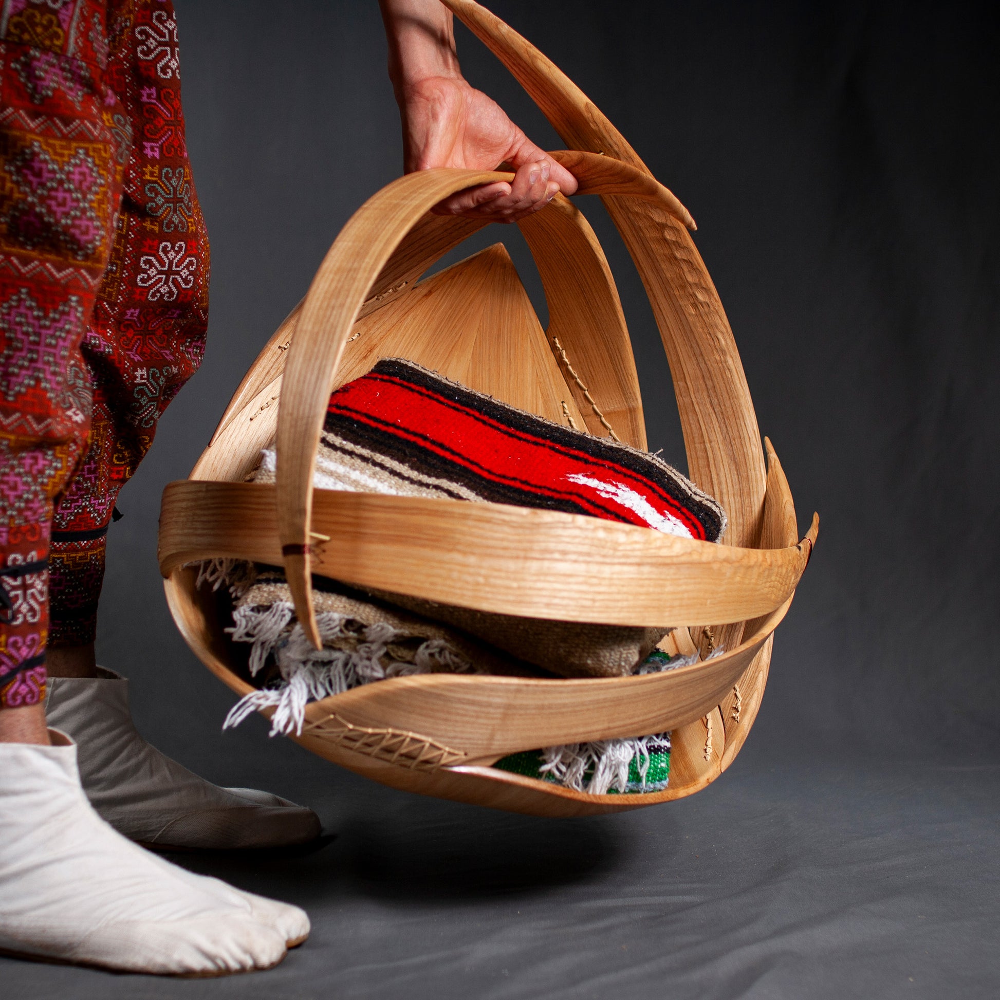 Jíbaro Basket - Una Raiz Woodworks