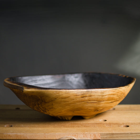 Dark Ripples Dough Bowl (Wild Cottonwood collection)