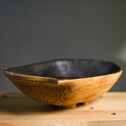 Dark Ripples Dough Bowl (Wild Cottonwood collection)