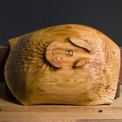 Dark Ripples Dough Bowl (Wild Cottonwood collection)