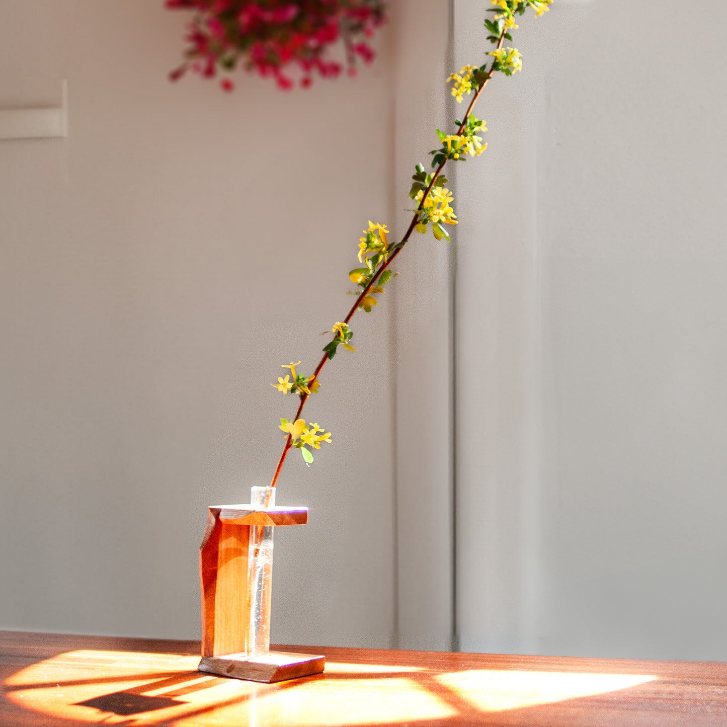 Bud Vase No. 4 - Cherry Dovetail - Una Raiz Woodworks