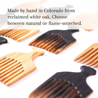 Ola Real Hair Pick - made in Colorado - options