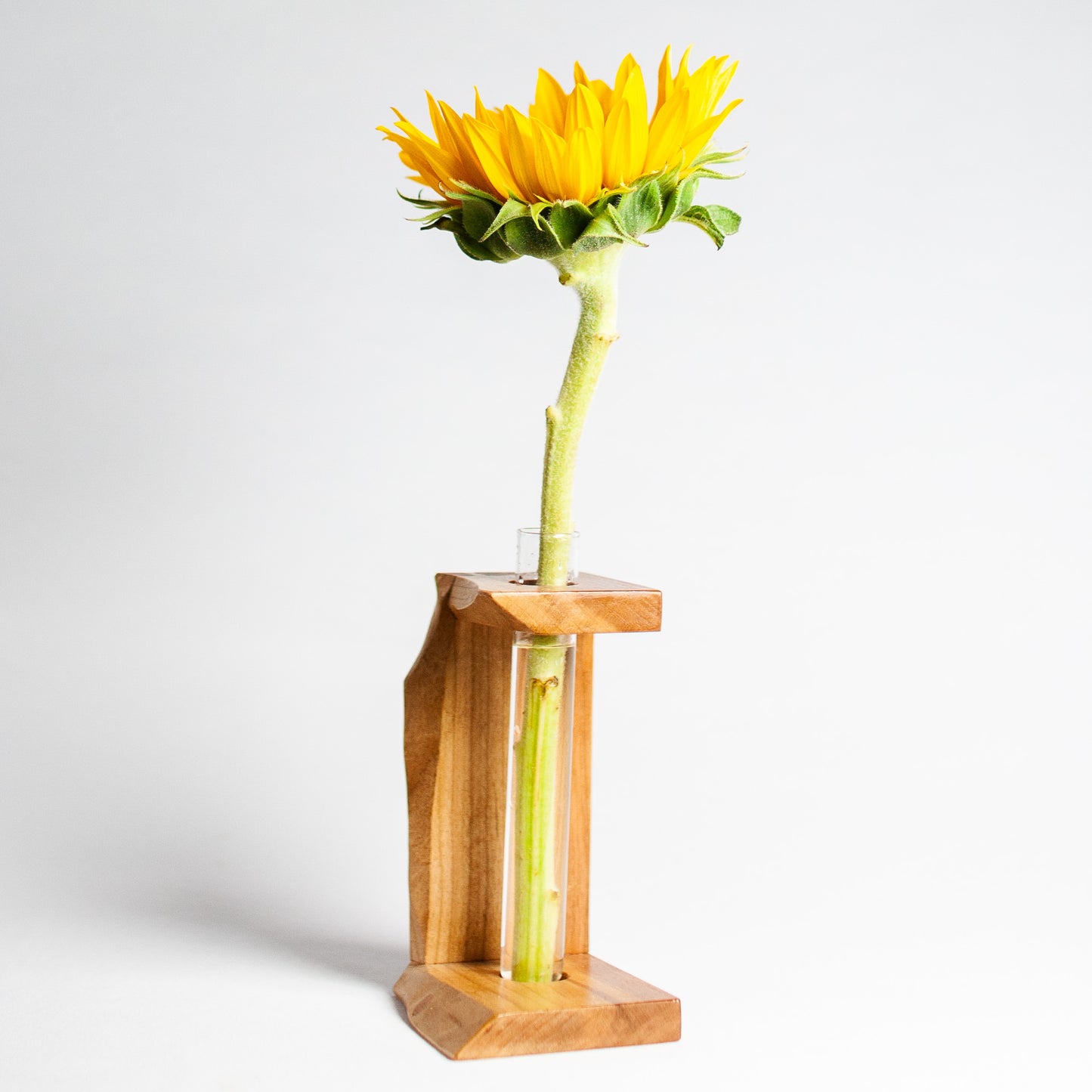 Bud Vase No. 4 - Cherry Dovetail - Una Raiz Woodworks