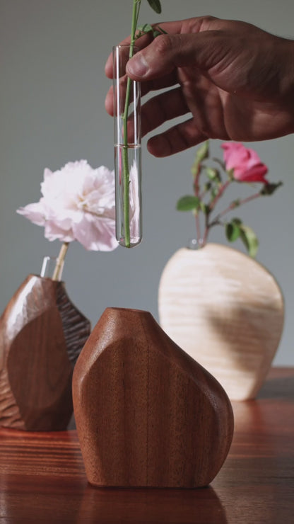 Bud Vase no. 1 - African Mahogany