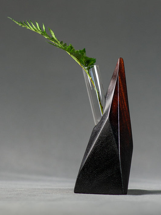 Bud Vase No. 9 - Prism - Una Raiz Woodworks