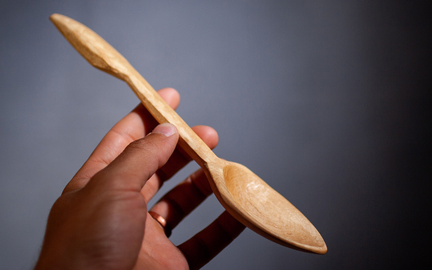 Spalted Maple Spoons - Una Raiz Woodworks